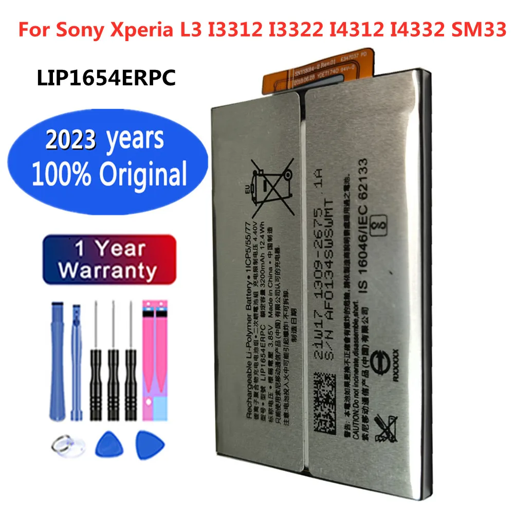 Сменный аккумулятор для телефона Sony Xperia L3 I3312 I3322 I4312 I4332 SM33 LIP1654 SNYS1654