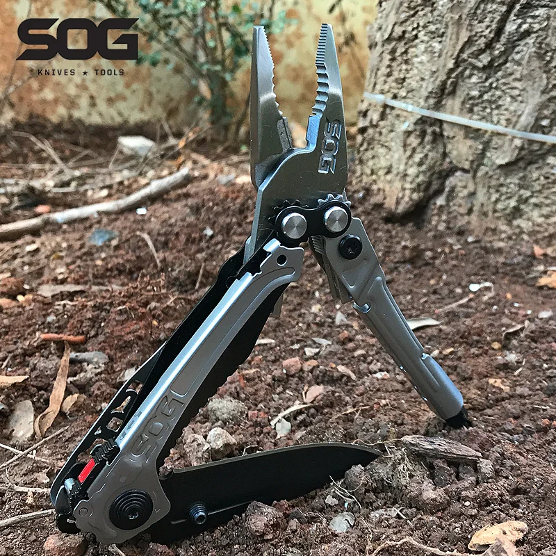 

SOG RC1001 Folding Pliers Knife Multitool Outdoor Multifunctional Combination Tool Hiking Multi Function EDC Tool