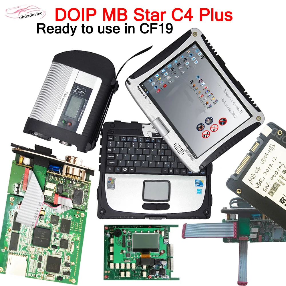 Aggiornamento DOIP MB Star C4 per auto diagnostica wifi DOIP sdconnect C4 installato in CF19 PC V06/2022 window10 pronto al lavoro