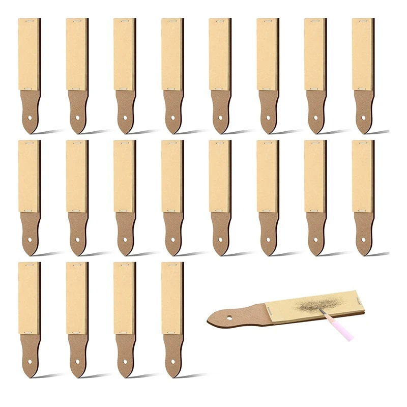 

Sandpaper Sharpener Sketch Sandpaper Pencil Sharpeners For Artists Charcoal Pencil Pointer (20PCS)
