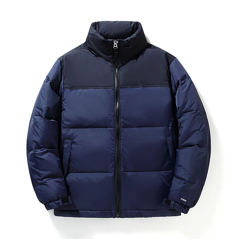 Mens Winter Down Jackets 2022 White Duck Down Coats Warm Stand Collar Windpoof Parkas Men Casual Fashion Harajuku Puffer Jackets