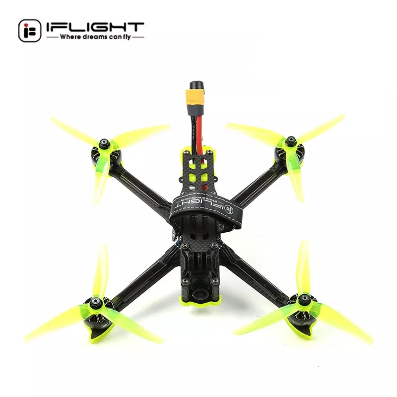 

IFlight Nazgul5 HD 5 дюймов 240 мм Дрон BNF с Caddx Polar Vista цифровая HD система/SucceX-E F7 45A stack/XING-E 2207 двигатель для FPV