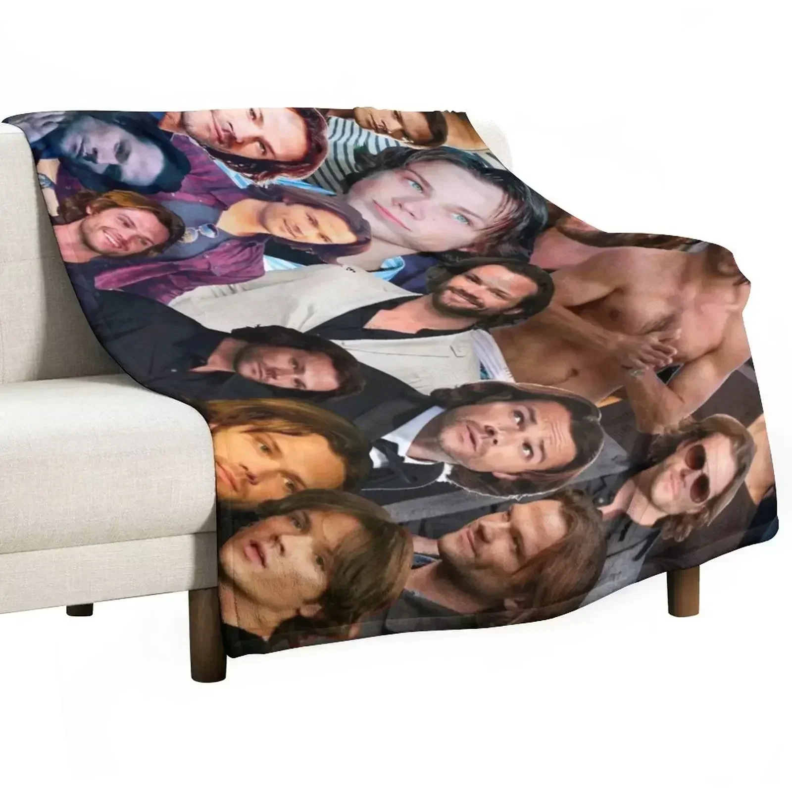 Джаред Пандечки фотоколлаж пледы винтажные гигантские одеяла для дивана