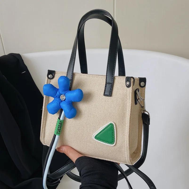 

The New Net Red Niche Designer Versatile Western-Style High-Quality Texture Women'S One-Shoulder Tote Small Square Handbag