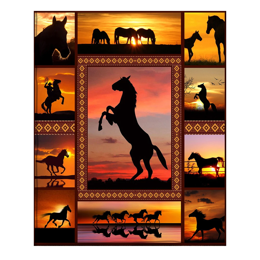 Рождественское Хэллоуин животное собака фланелевое одеяло цифровая печать