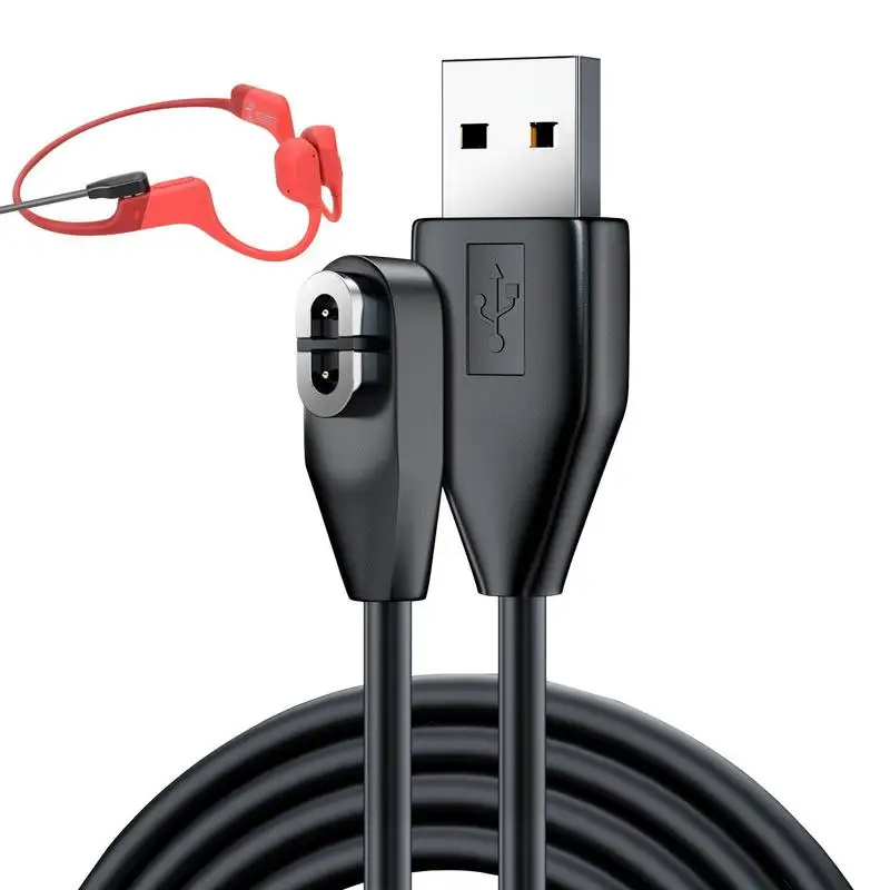 

Magnetic Fast Charging Cable For AfterShokz AS800 S803 S810 Wireless Headphones USB Charger Cord 5V 1A Headphone Power Supply