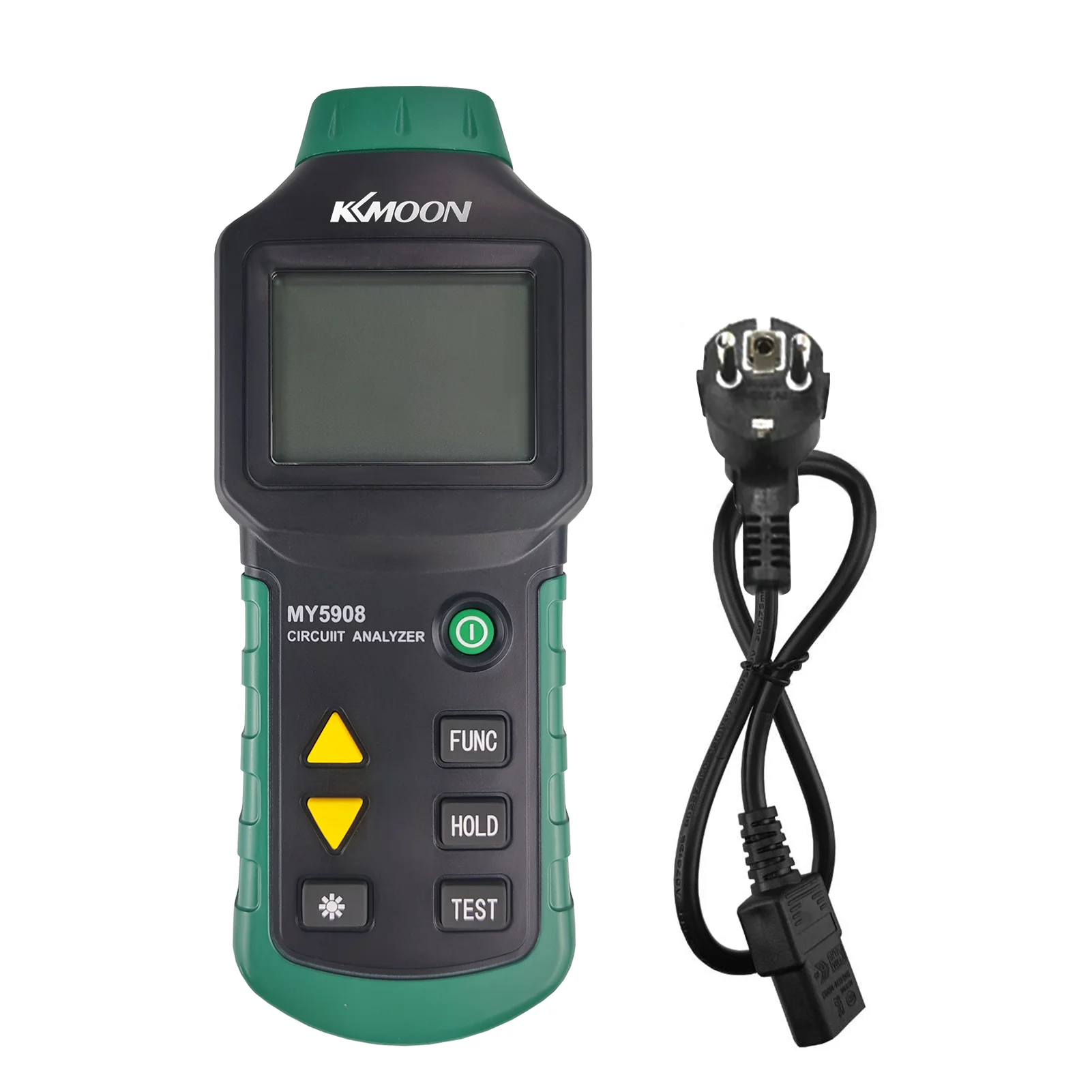 Цифровой тестер цепи MS5908C ЖК-дисплей измеритель напряжения GFCI RCD для проверки