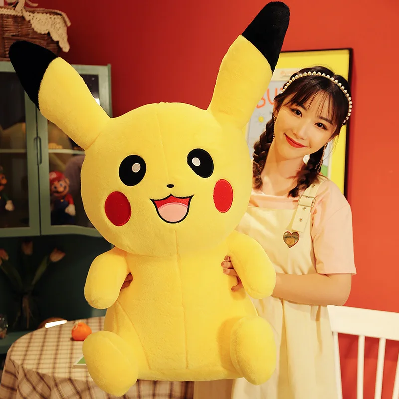 

70cm Pokémon Pikachu Movie Plush Doll Animal Plush Stuffed Pokemon Pelucia To Appease Cartoon Toy Figurine Child Birthday Gift