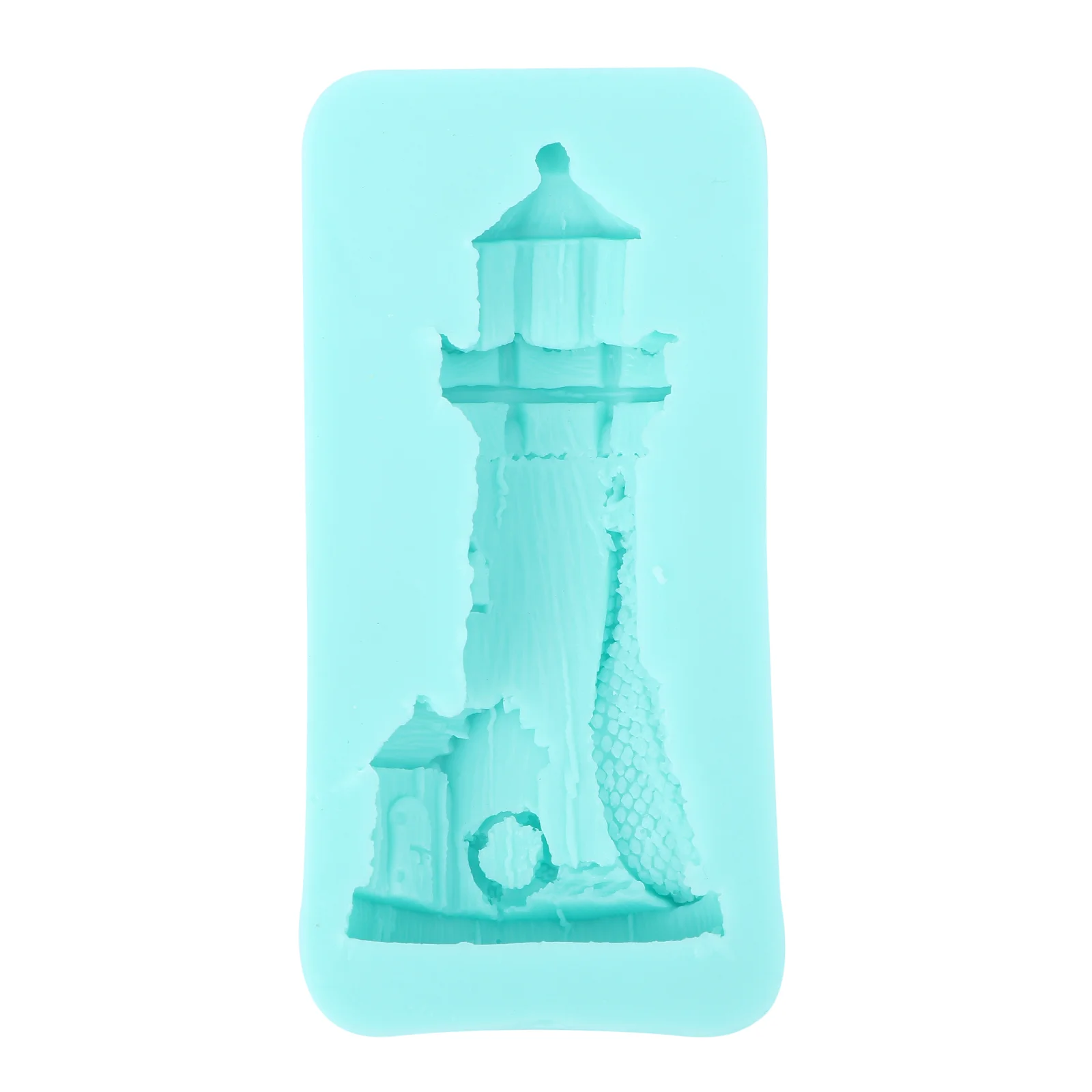 

Silicone Cake Molds Cookie Diy Lighthouse Fondant Baking Dessert Soap Resin Figurine Cheese Muffin Mould Marine Biscuits Stick