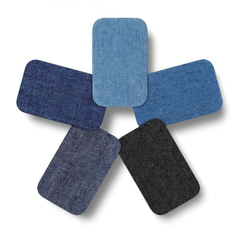 1 шт. самоклеящиеся нашивки из джинсовой ткани |