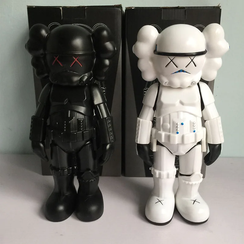

25cm Star War Disney Kaws Figure Tide Boba Feet Action Figures Toys Decoration Collectable Sesame Street Bear for Birthday Gifts
