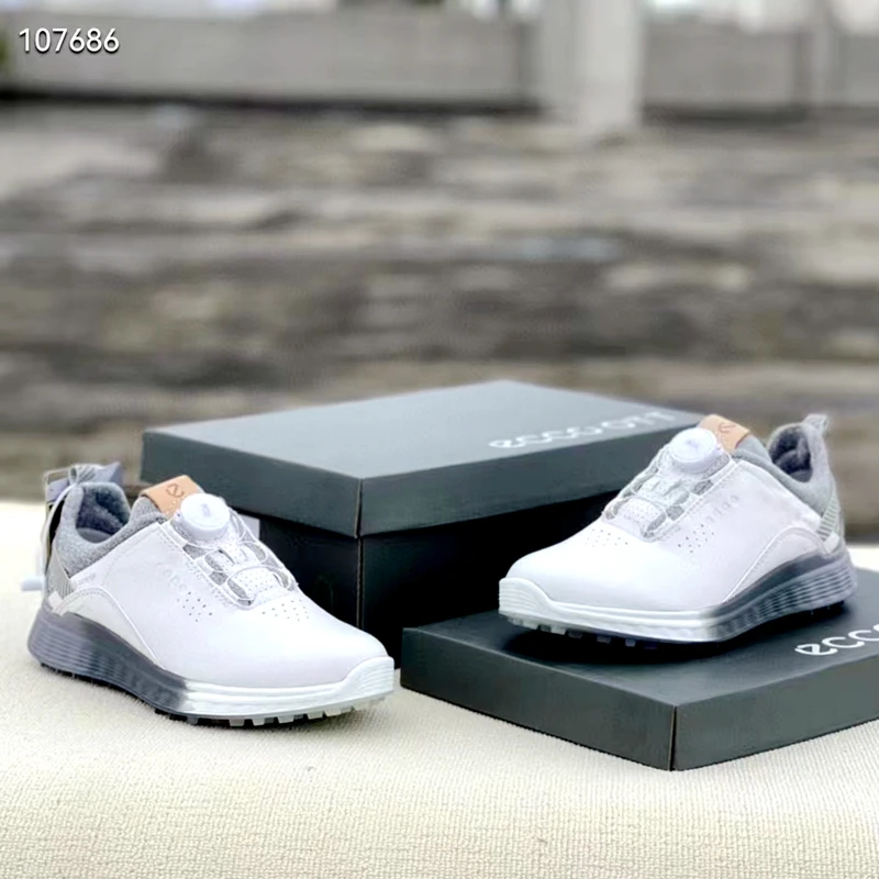 Women's Golf Shoes Brand Shoes BOA Knobs Leather Waterproof Anti-Skid Comfortable Sorts Shoes Walking Shoes Sports Women Shoes