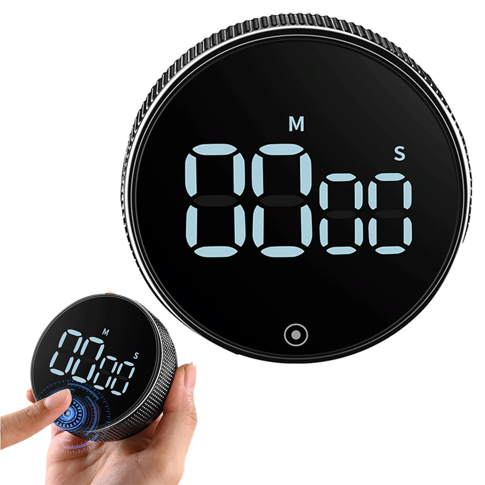 

Magnetic Kitchen Timer Digital Timer Cooking Shower Study Stopwatch LED Counter Alarm Remind Manual Electronic Countdown