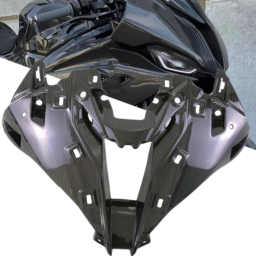 

S1000RR Carbon Fiber Motorcycle Head Nose Cowl Air Intake Fairing Shell Protective Cover For BMW S1000RR S 1000 RR 2019-2022
