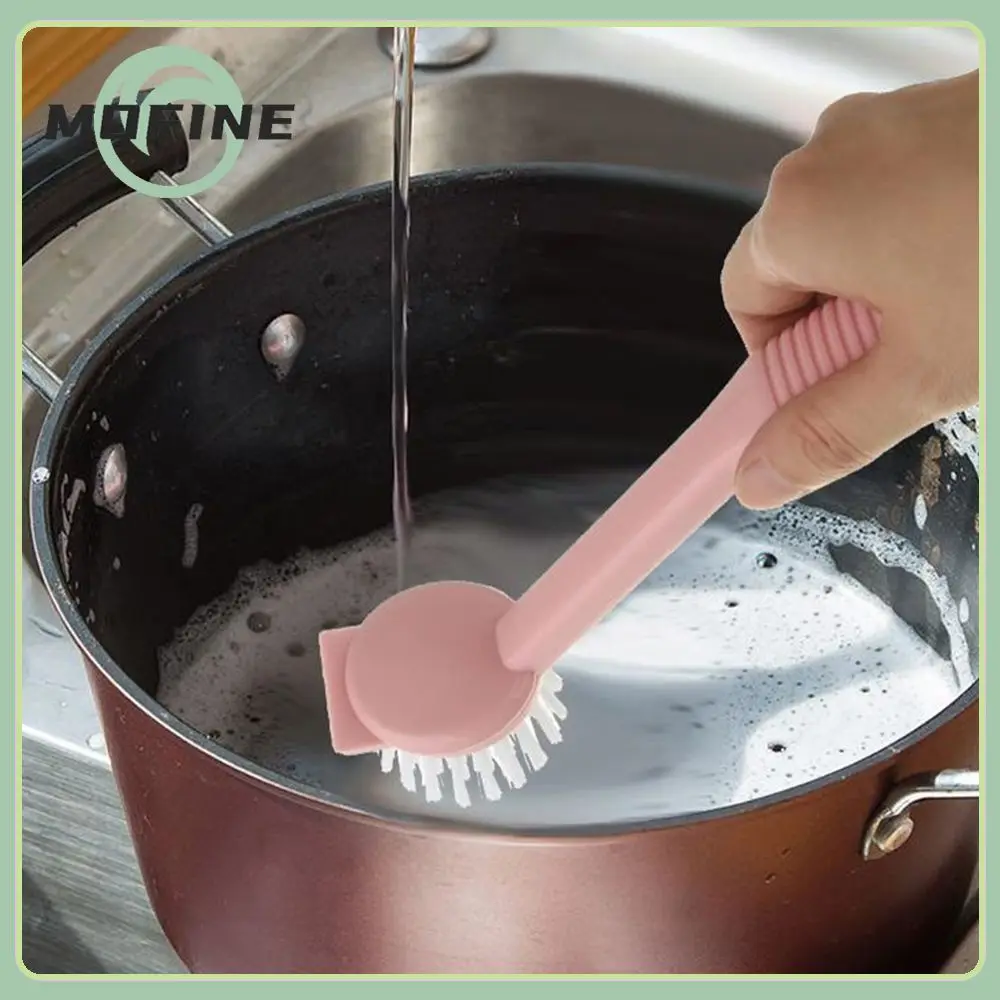 

Kitchen Helper Easy To Remove Stains Oil Removal Brush Can Be Hung And Drained Plastic Cleaning Brush Integrated Design