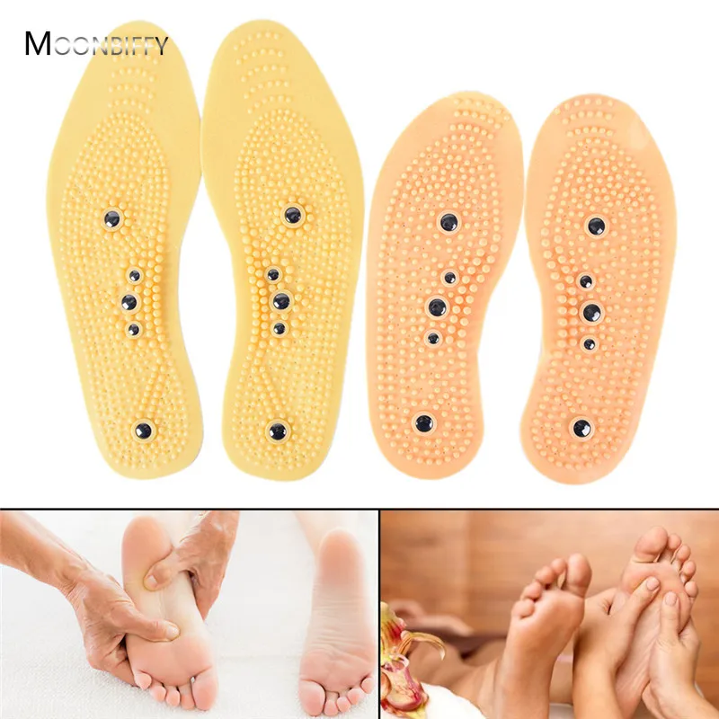 

Массажная стелька для ног, ПВХ, многофункциональная подошва, магнитная, для мужчин и женщин