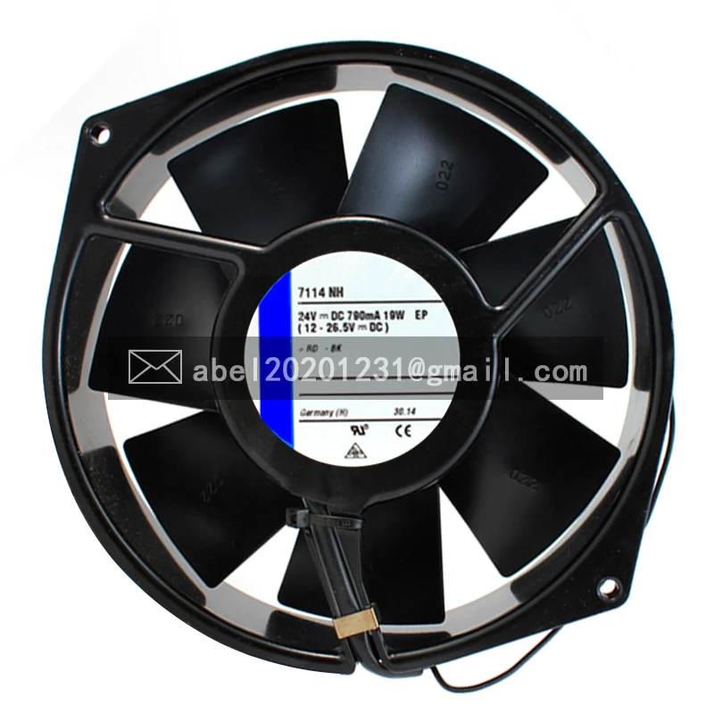Совершенно новый тип 7114NH 19W DC 24V оригинальный кулер охлаждения 15038 150*38 мм
