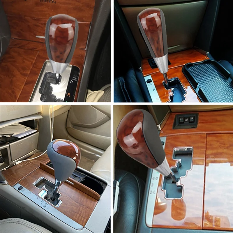 2 шт. деревянная ручка переключения передач автомобиля для Toyota Corolla Camry/Harrier Fortuner