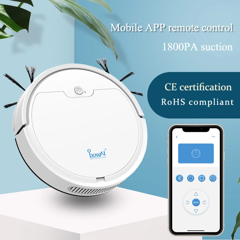 Робот-пылесос obot с дистанционным управлением беспроводная уборка сухая и
