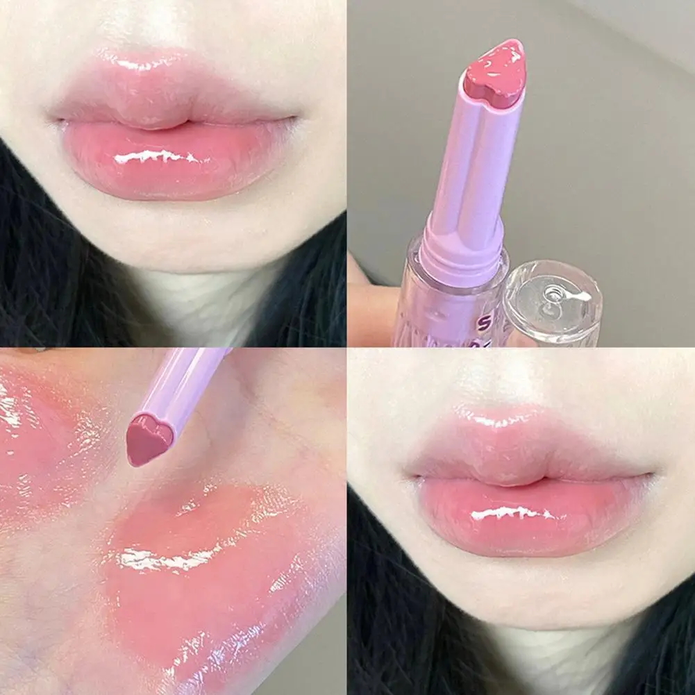 Mirror Water Lip Gloss Jelly Lip Glaze Waterproof Long Non-stick Moisturizing Cup Sexy Plump Makeup Korean Cosmetics Lip La D9L8