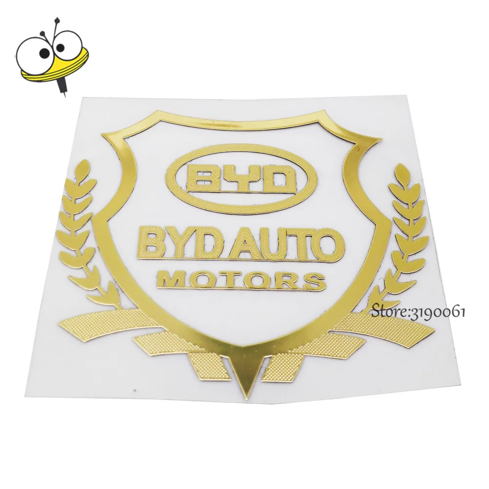 Дешевая Автомобильная наклейка эмблема значок автомобильный Стайлинг для BYD G5 E5