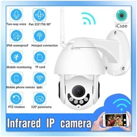 Wifi 1080 HD AI Smart Trackball Pan Tilt Wireless Network PTZ IP Camera Hotspot Home Security Web Cam Alarm CCVT Outdoor Camera