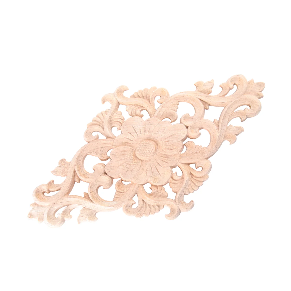 

Woodsy Decor Decoration Carving Appliques Cabinet Corner Wall Light Carved Home Onlays Furniture Unpainted