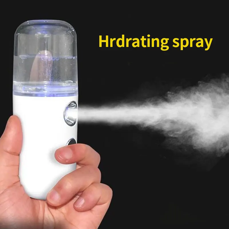 Spray hydrating instrument face small humidifier artifact portable charging humidifier beauty instrument steaming face