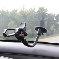 high quality long arm universal car bracket holder for iphone phone gps mp4 pda 360 degree holder free shipping