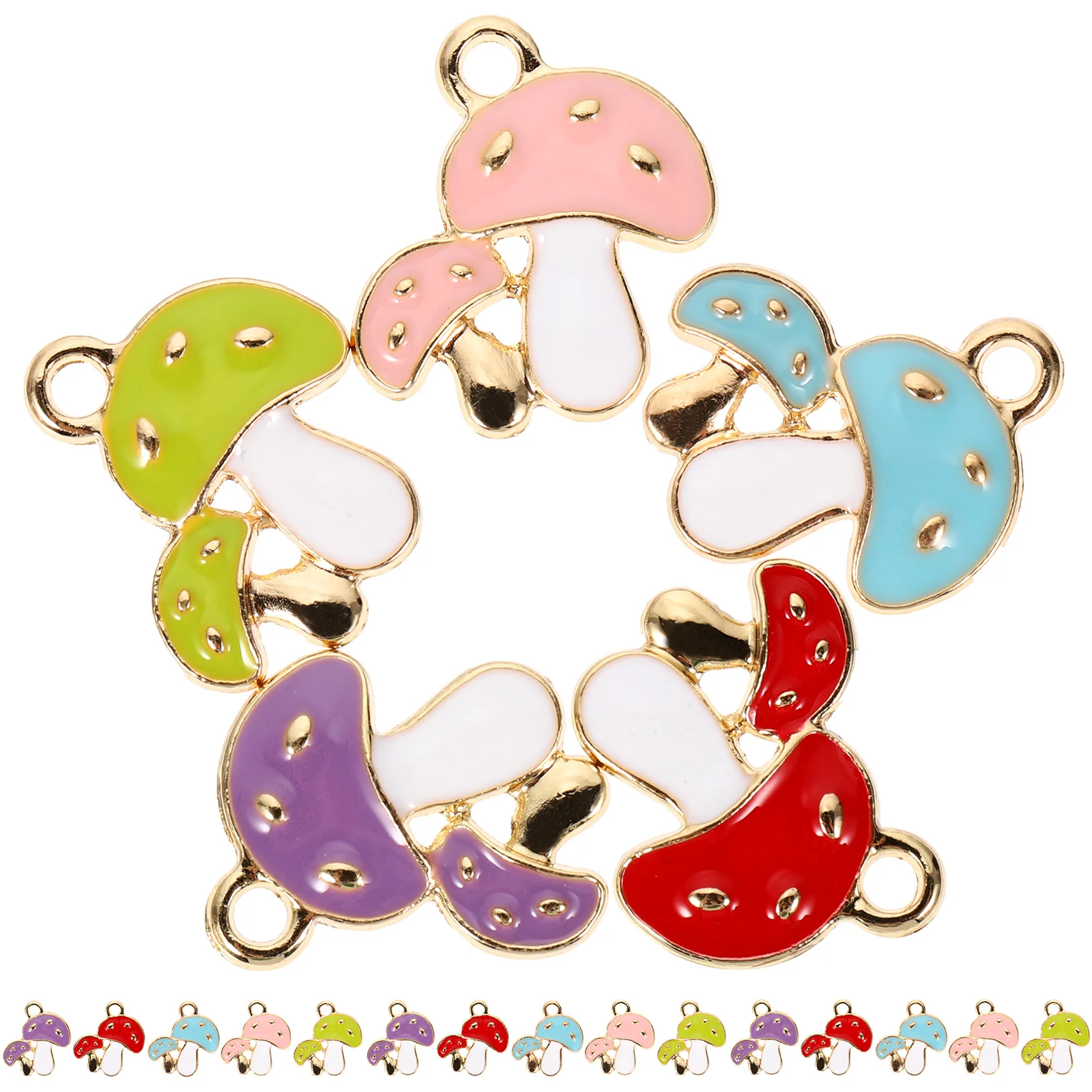 

Подвеска в виде грибов, ювелирное изделие для рукоделия, подвеска из смолы для скрапбукинга, украшение «сделай сам», в комплекте браслет, серьги, цепочка, брелок, ожерелье