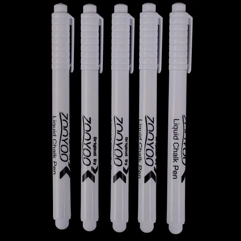 

NEW 13.5cm 3Pcs White Liquid Chalk Pen Marker Chalkboard Blackboard Liquid Ink Pen Used On Chalkboard Window Erasable