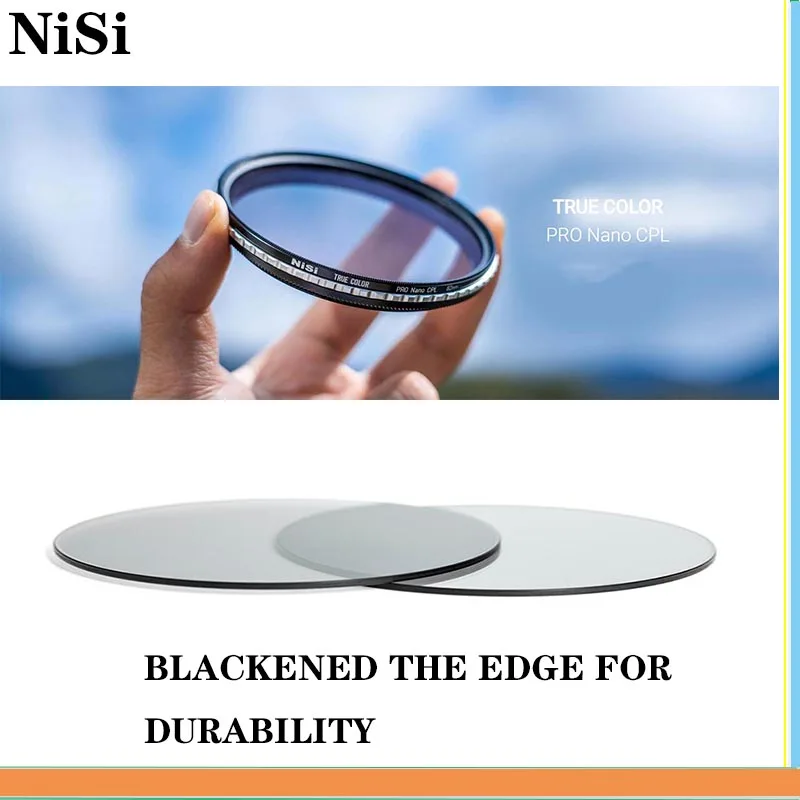 

NiSi TRUE COLOR PRO Nano CPL Polarizer NiSi 40.5 43 46 49 52 55 58 62 67 72 77 82 95 112 127mm TRUE COLOR CPL PRO Nano Polarizer