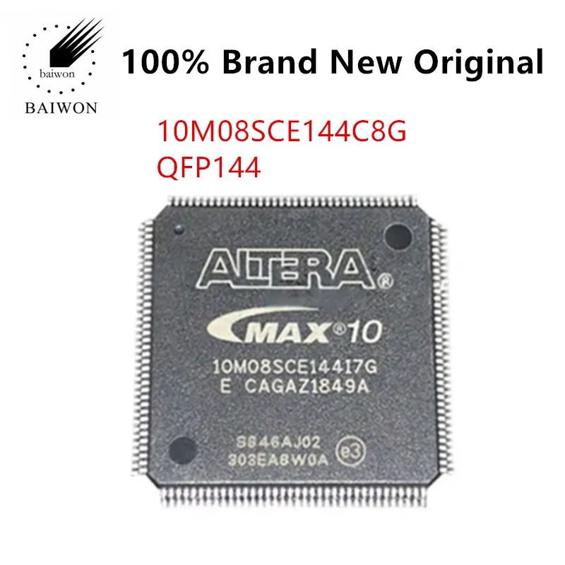 

100% Original IC Chip 10M08SCE144C8G Chip LQFP-144 Embedded Chip FPGA Field Programmable Gate Array IC