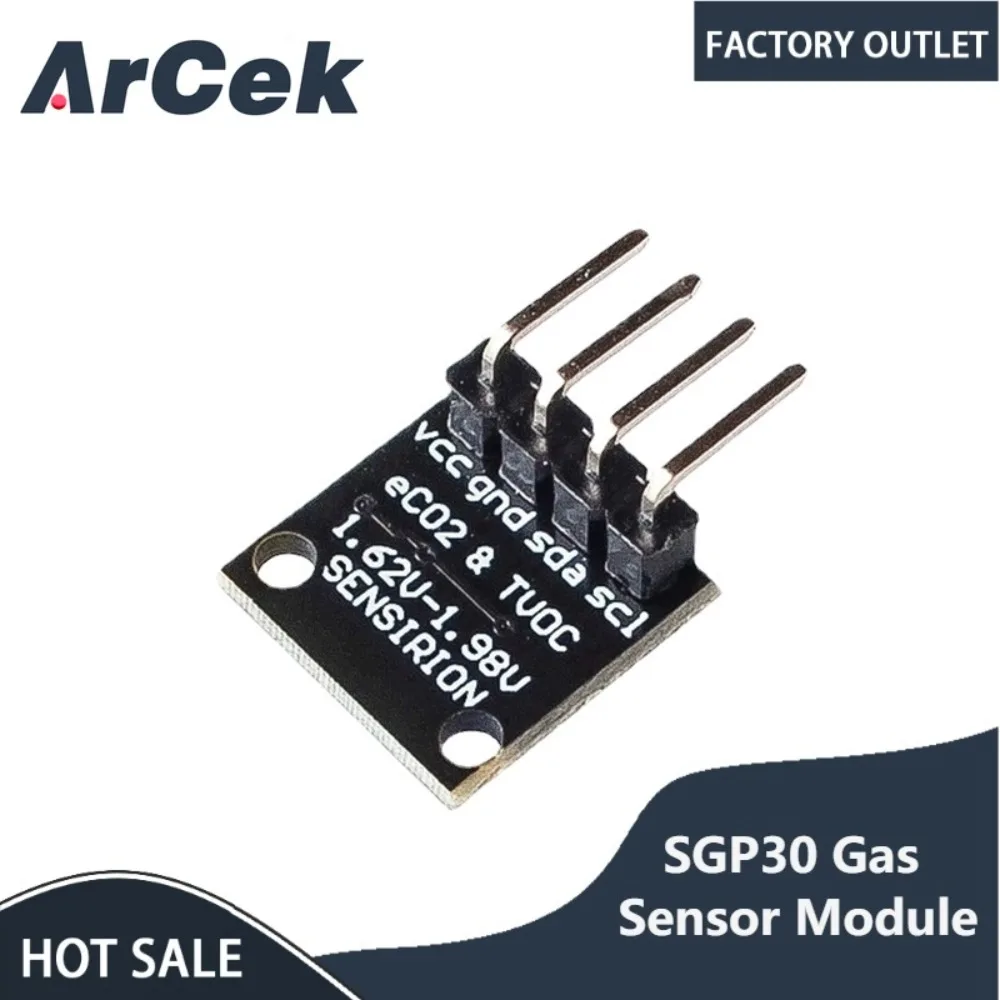 Измерение воздуха в помещении многопиксельный датчик газа SGP30 модуль измерения
