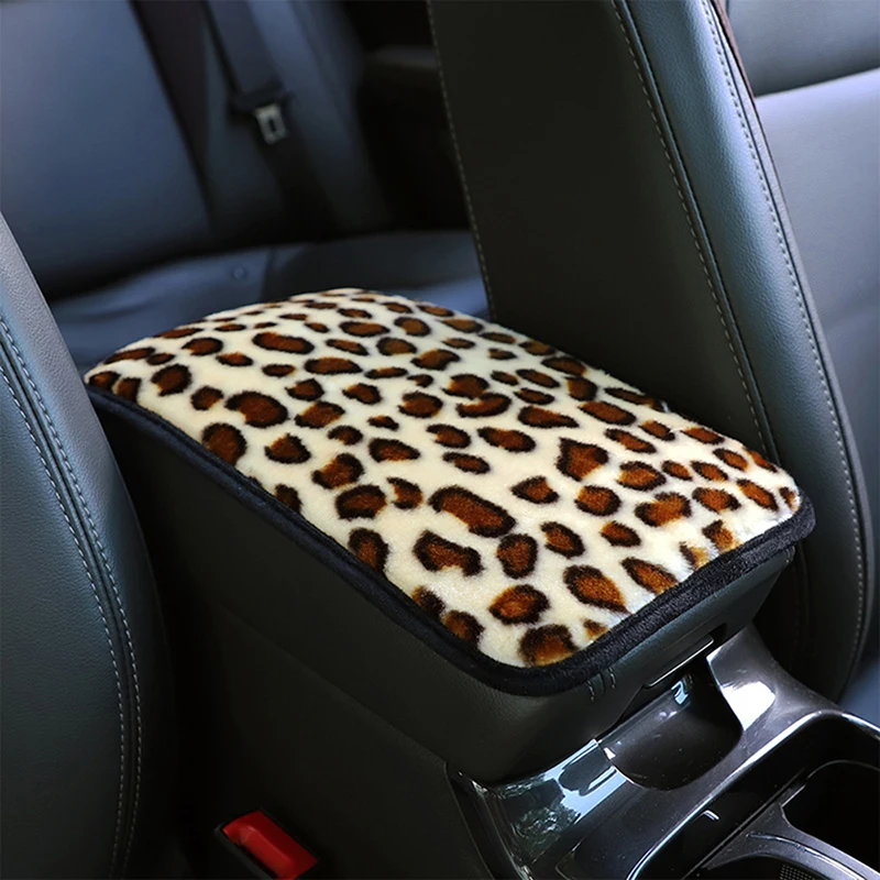 

Car Armrest Cover Mat Universal Leather Ethnic Style Print Waterproof Non-slip Storage Box Pad Auto Styling Interior Accessor 1X