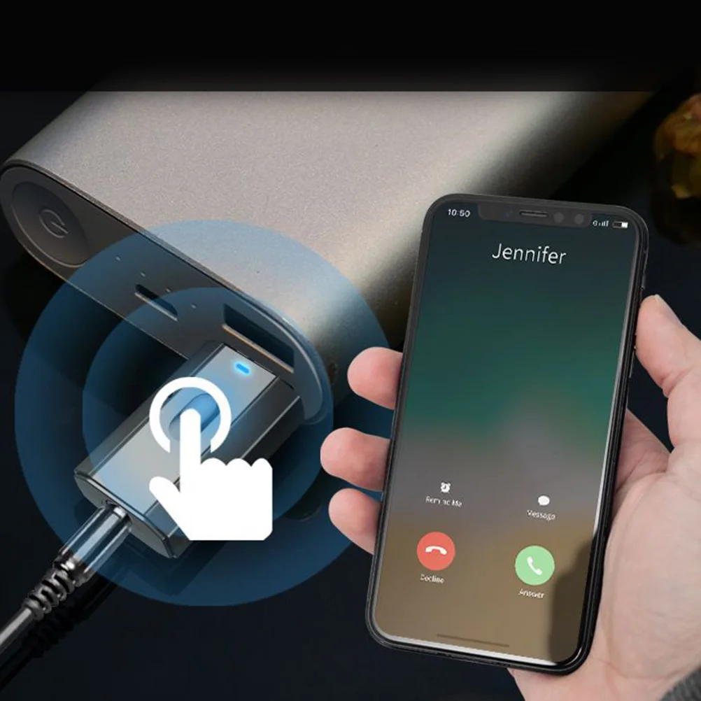 

1 Pc Wireless Adapter 3.5mm Jack Adapter Transmitter for Speaker Computer