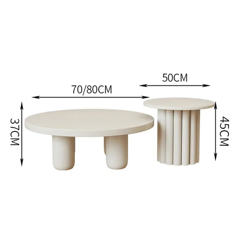 Средний стол круглый центральный обеденный зал кофейная низкая домашняя мебель