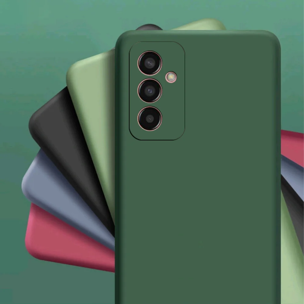 Новый квадратный силиконовый чехол для телефона Samsung M13 Galaxy galaxy m 13 оригинальный