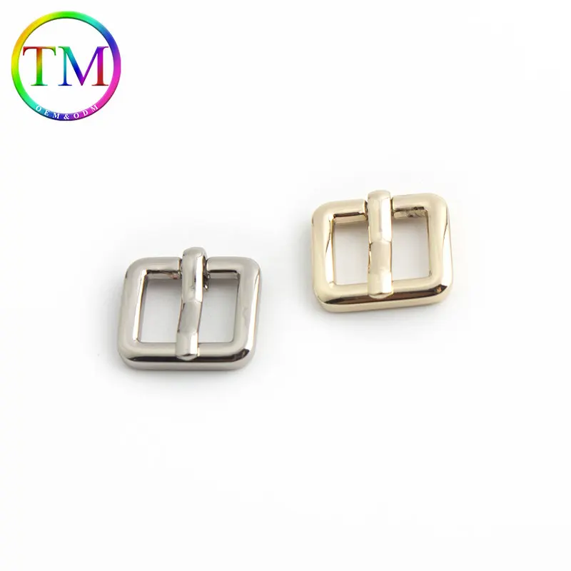 10-50Pcs Customized Metal Turn Buckle Rectangle Shape Single Pin Buckles For Diy Bag Adjuster Buckle Accessory