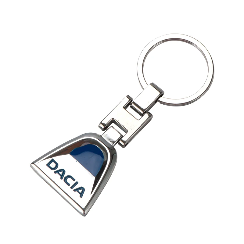 

1pcs 3D Metal Emblem Keychain Key Chain Key Rings Logo For Dacia Duster Logan Dokker Lodgy Sandero Stepway