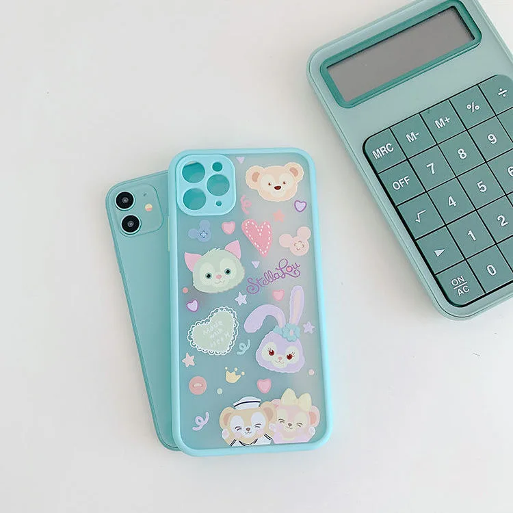 Чехлы для телефонов Disney Duffy Bear Stellalou с мультяшным рисунком iPhone 11 Pro Max 12 Mini XR XS MAX 8X7