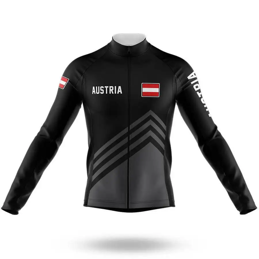 

SPRING SUMMER Austria NATIONAL TEAM ONLY LONG SLEEVE ROPA CICLISMO CYCLING JERSEY CYCLING WEAR SIZE XS-4XL