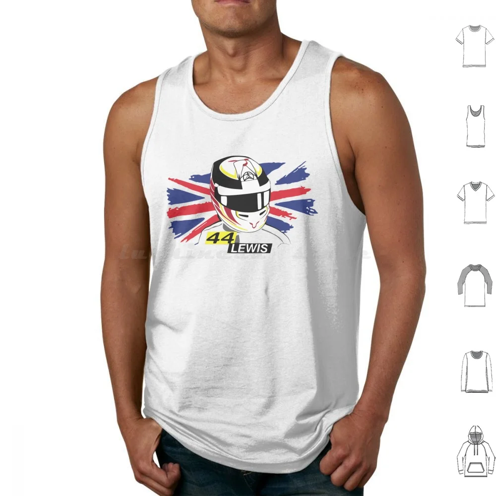 

Lewis Motorsports World Car Racing Tank Tops Print Cotton Lewis Lewis Racing Point Mclaren Racing Grand Prix Racing