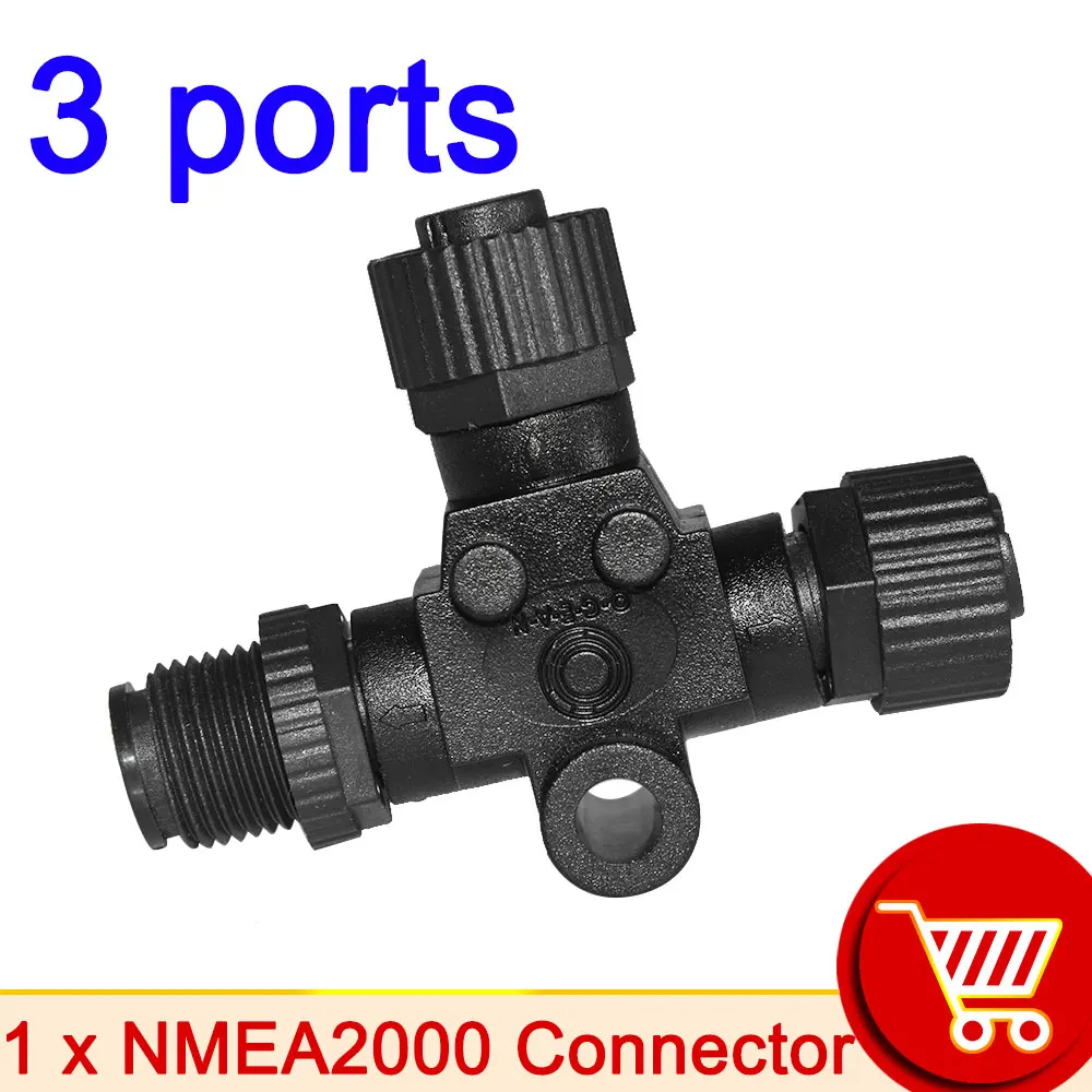 

CX5005 NMEA2000 адаптеры NMEA 2000 кабели многофункциональные разъемы конвертер Подключение до 5 кабелей линии разъем CX5003 лодка