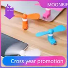 2 в 1, портативный мини-вентилятор с Micro USB для телефонов Samsung, HTC, Android, OTG