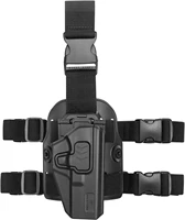 gunflower military gear kydex leg holster fits glock 192332 tactical drop leg holster with level ii retention