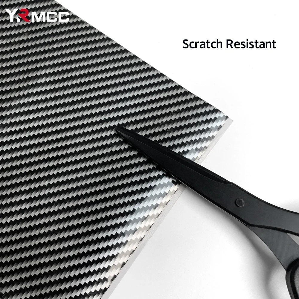 Автомобильные наклейки из углеродного волокна глянцевая черная виниловая