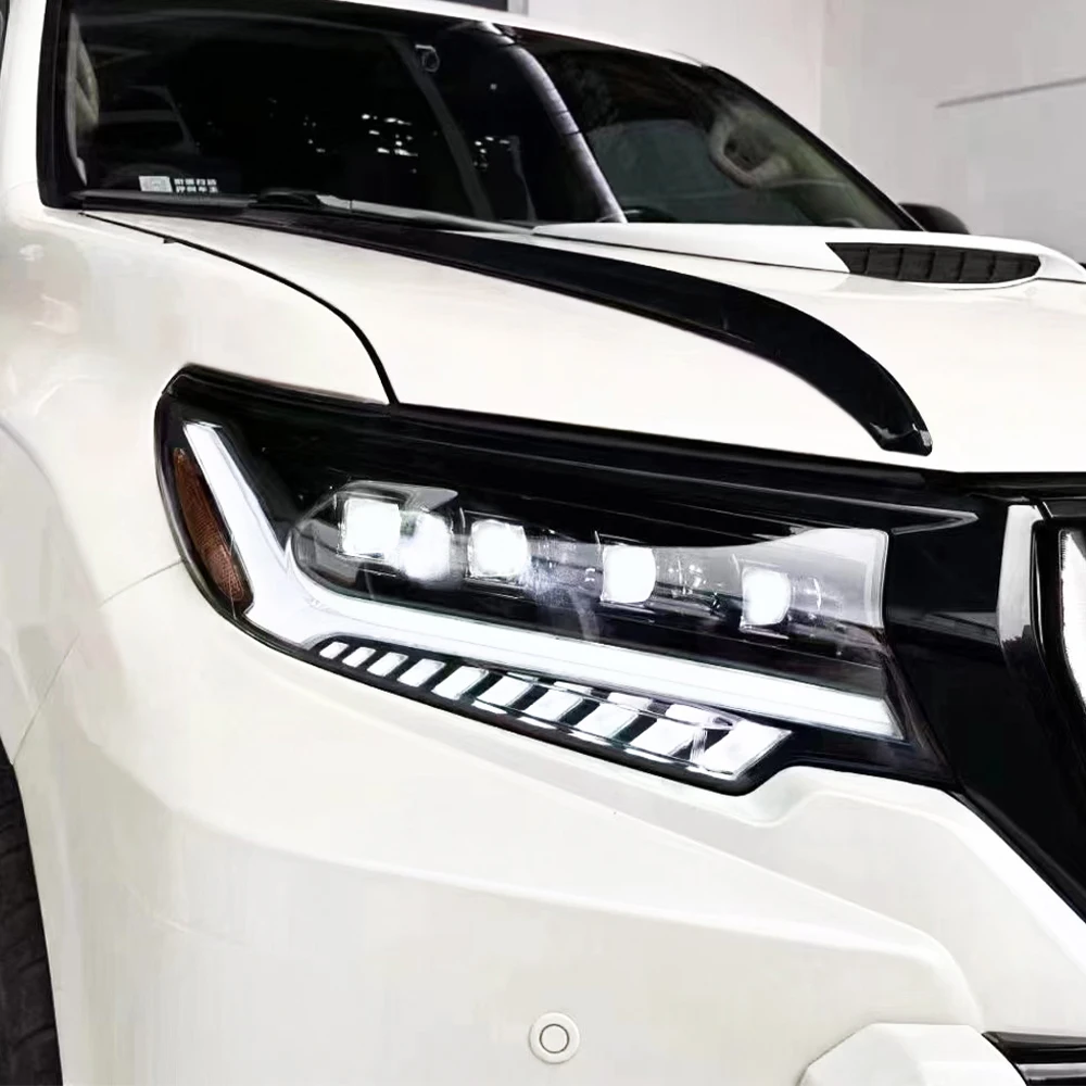 Автомобильный фонарь для Toyota Prado 2018-2023 светодиодная автофара новое обновление