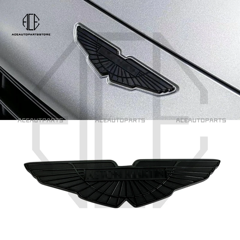 

707 Style 3D Metal Black Car Stickers Emblem Badge Front bumper Rear Trunk Sticker Car Styling For Aston Martin DBX