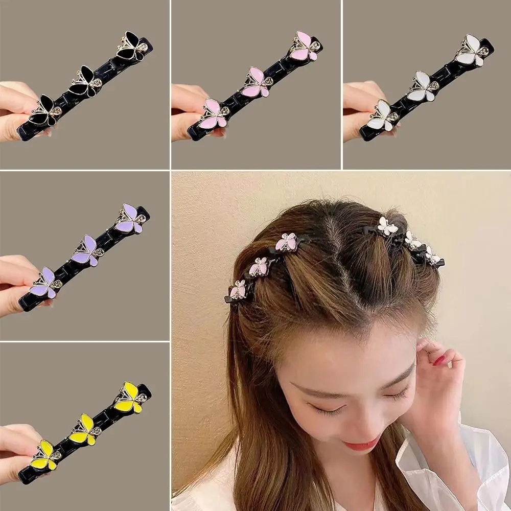 

Женские Модные Двухслойные заколки-бабочки для укладки, заколки для волос, аксессуары для волос, заколки, 5 шт.